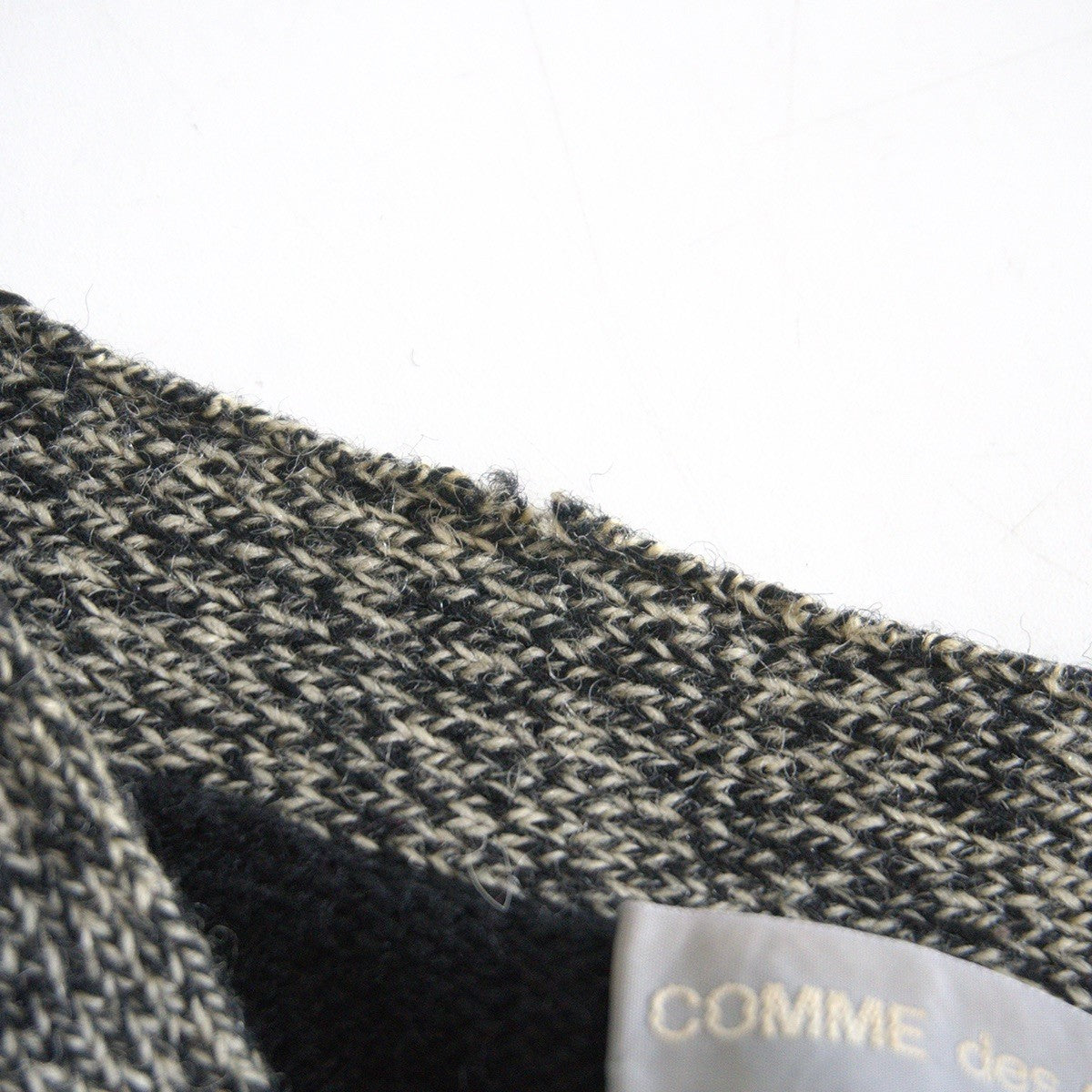 COMME des GARCONS HOMME 80s Panelled Wool Cardigan Size L