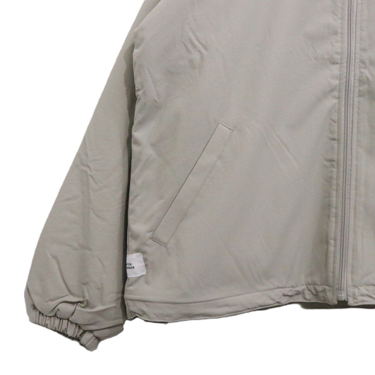 EL BURRITO'S SKATE AMIGOS 25AW Reversible Jacket Gray Size M