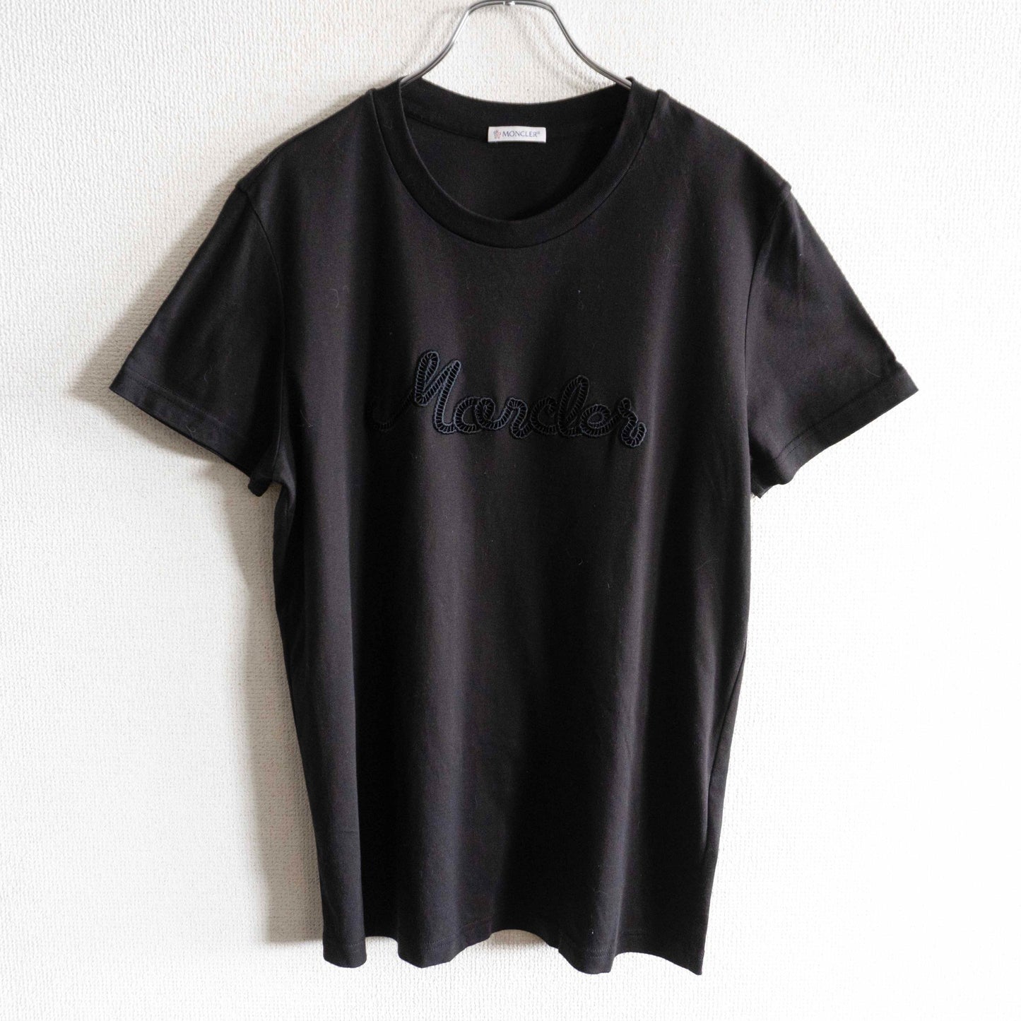MONCLER Embroidered Chest Logo Crewneck T-Shirt Size L