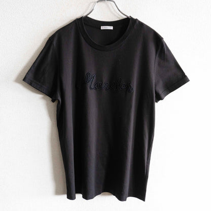 MONCLER Embroidered Chest Logo Crewneck T-Shirt Size L