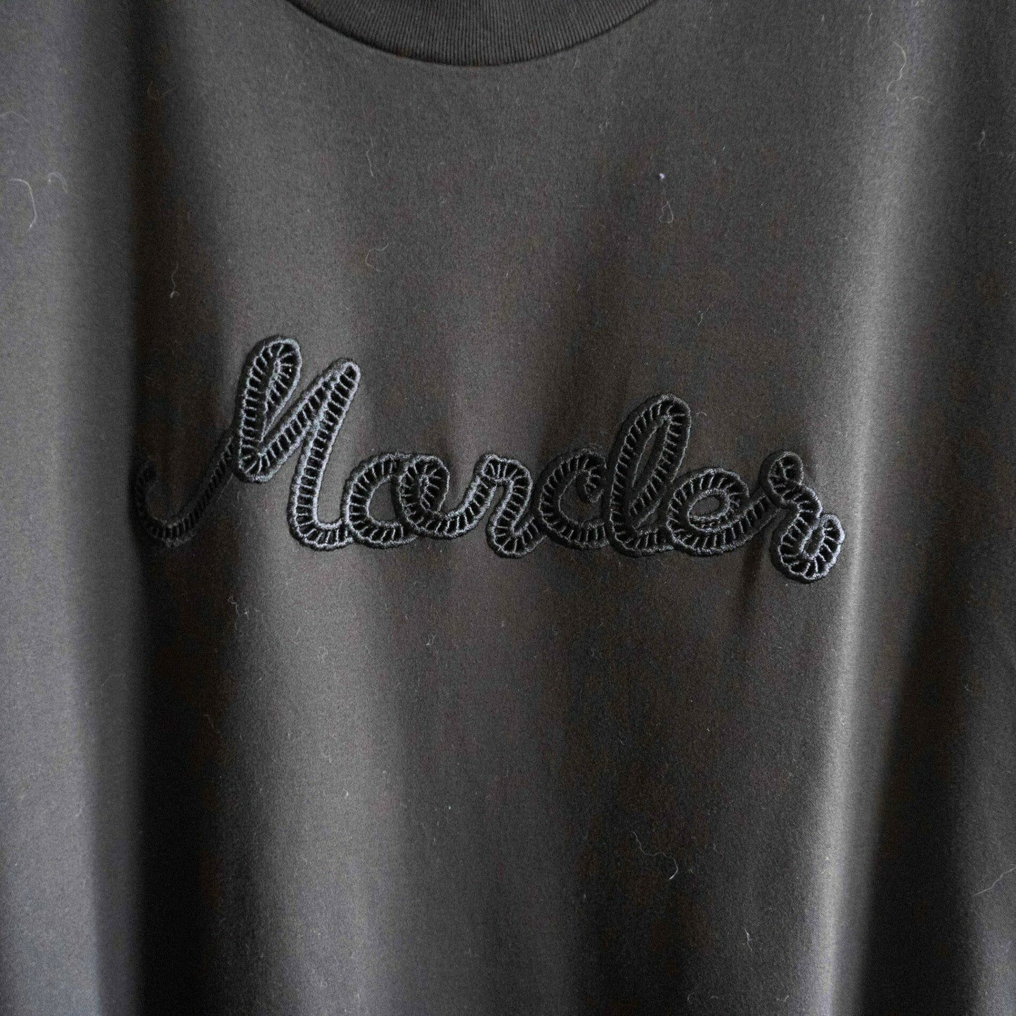 MONCLER Embroidered Chest Logo Crewneck T-Shirt Size L