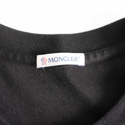 MONCLER Embroidered Chest Logo Crewneck T-Shirt Size L