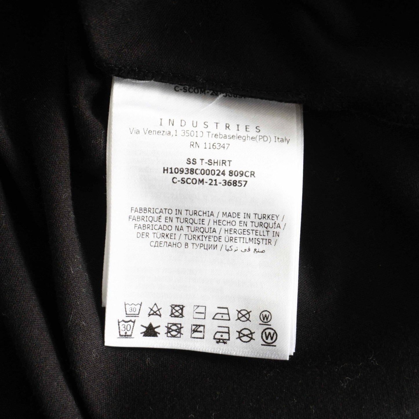 MONCLER Embroidered Chest Logo Crewneck T-Shirt Size L