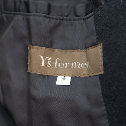 Y's for men Double Zip Wool Jacket Size 4