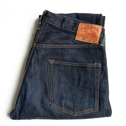 SUGAR CANE Dark Indigo 1955Z 14oz Selvedge Jeans Size 34