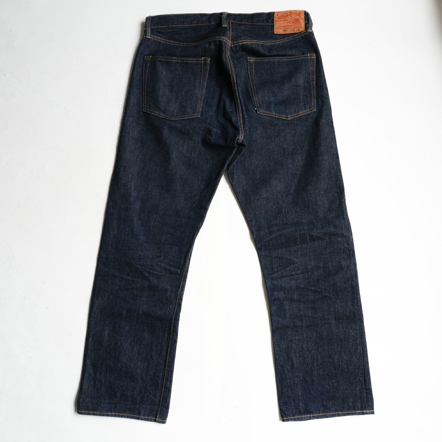 SUGAR CANE Dark Indigo 1955Z 14oz Selvedge Jeans Size 34