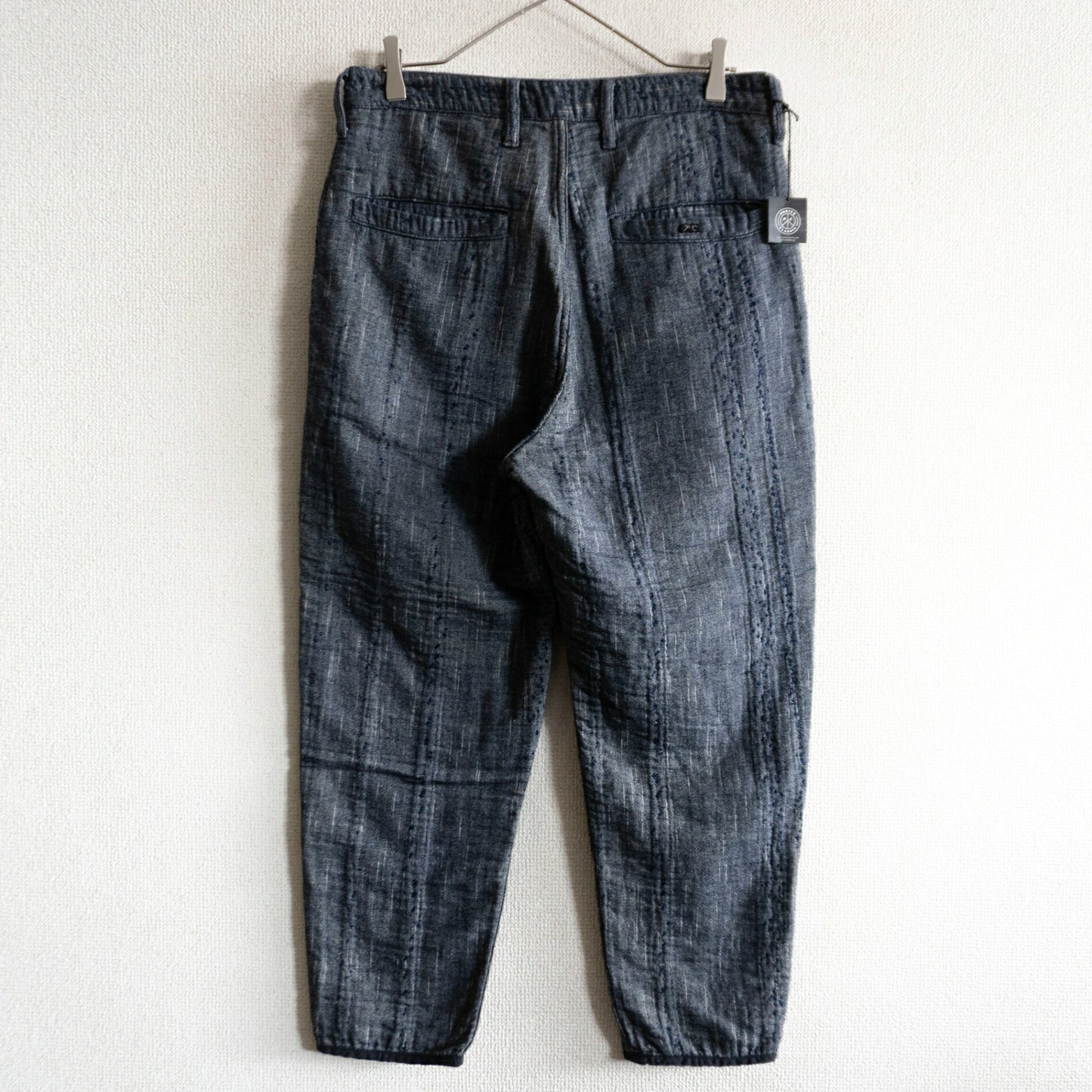 PORTER CLASSIC New Sashiko Cropped Pants Size S
