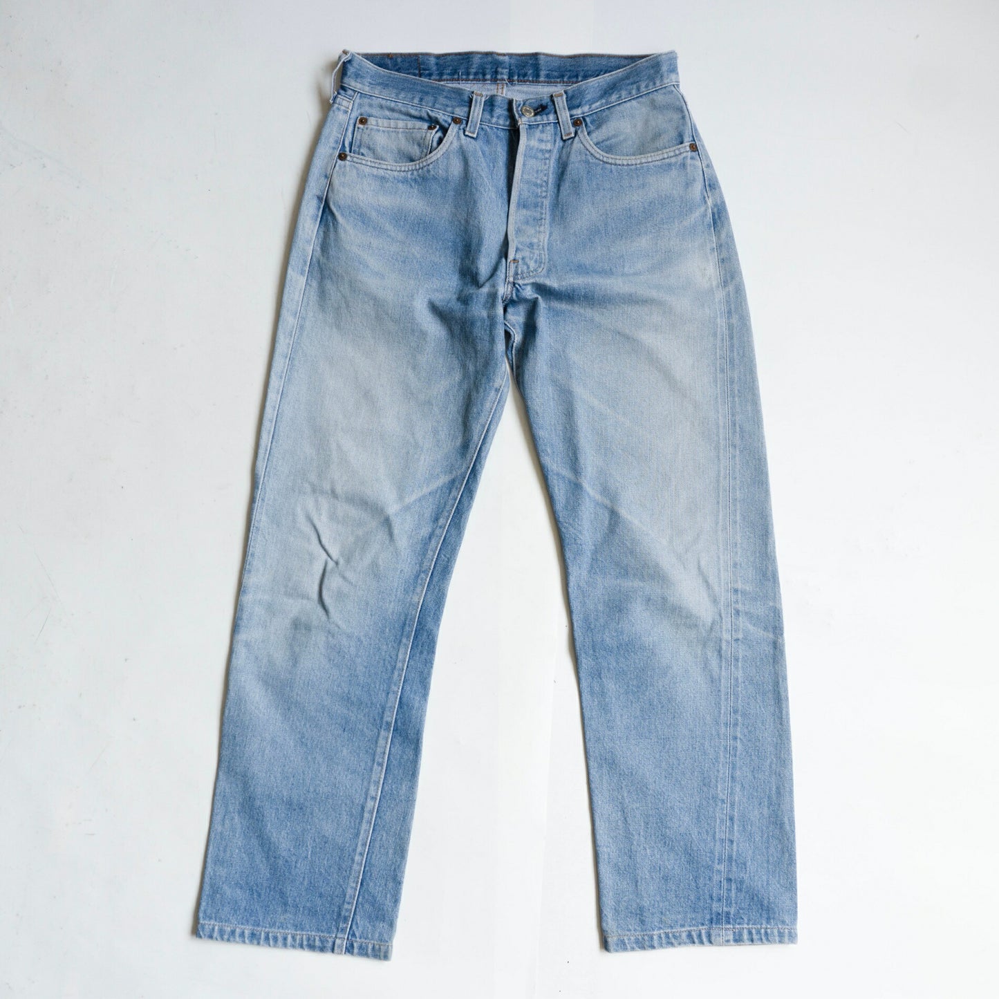 LEVI'S 80s 501 Selvedge Denim Jeans USA Made Size 33×36