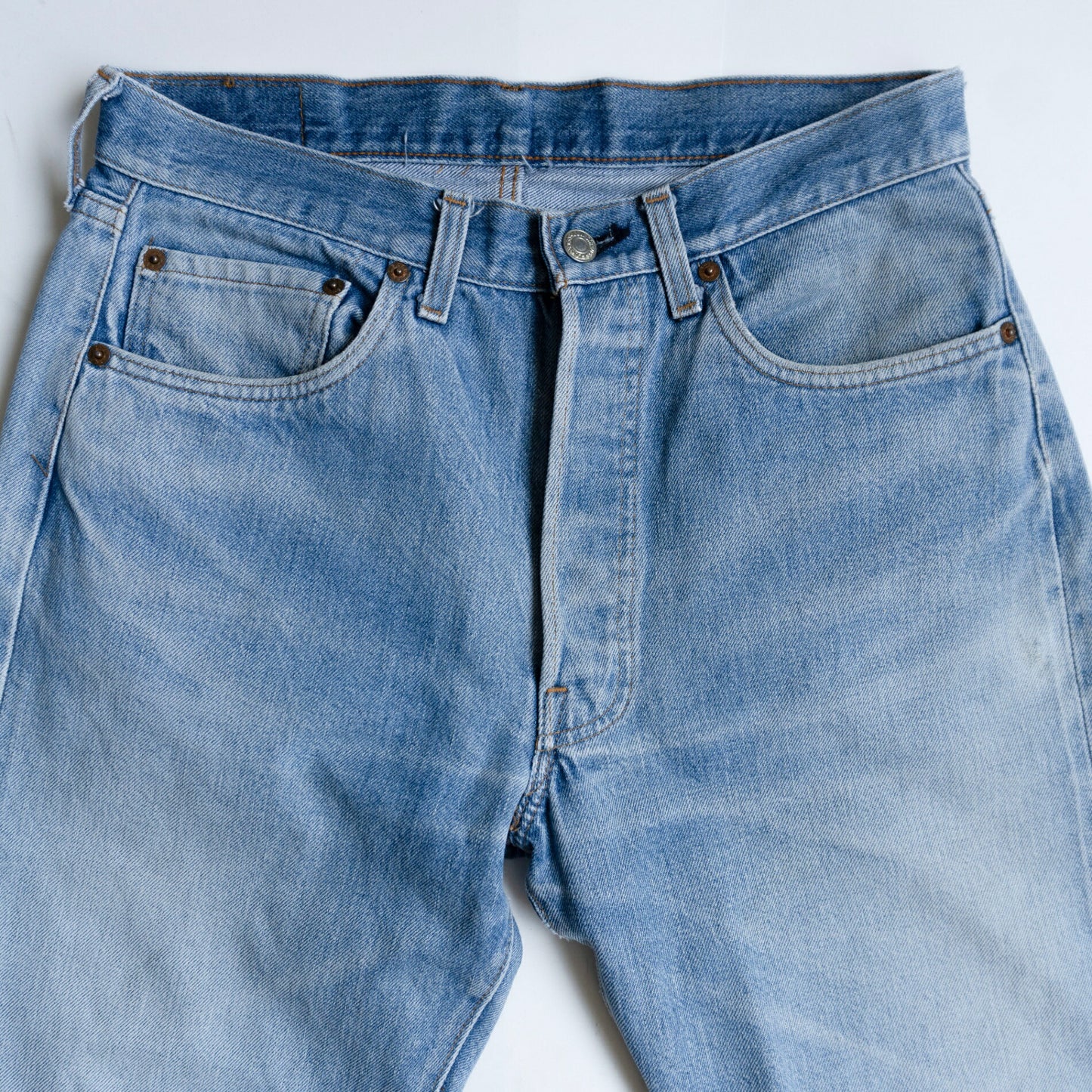 LEVI'S 80s 501 Selvedge Denim Jeans USA Made Size 33×36