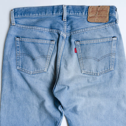 LEVI'S 80s 501 Selvedge Denim Jeans USA Made Size 33×36