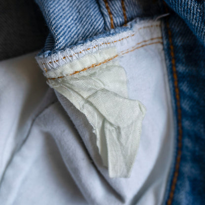 LEVI'S 80s 501 Selvedge Denim Jeans USA Made Size 33×36