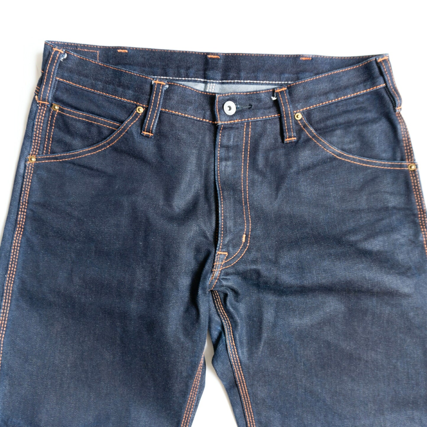 IRON HEART 817 16oz Engineer Painter Pants Orange Size W34