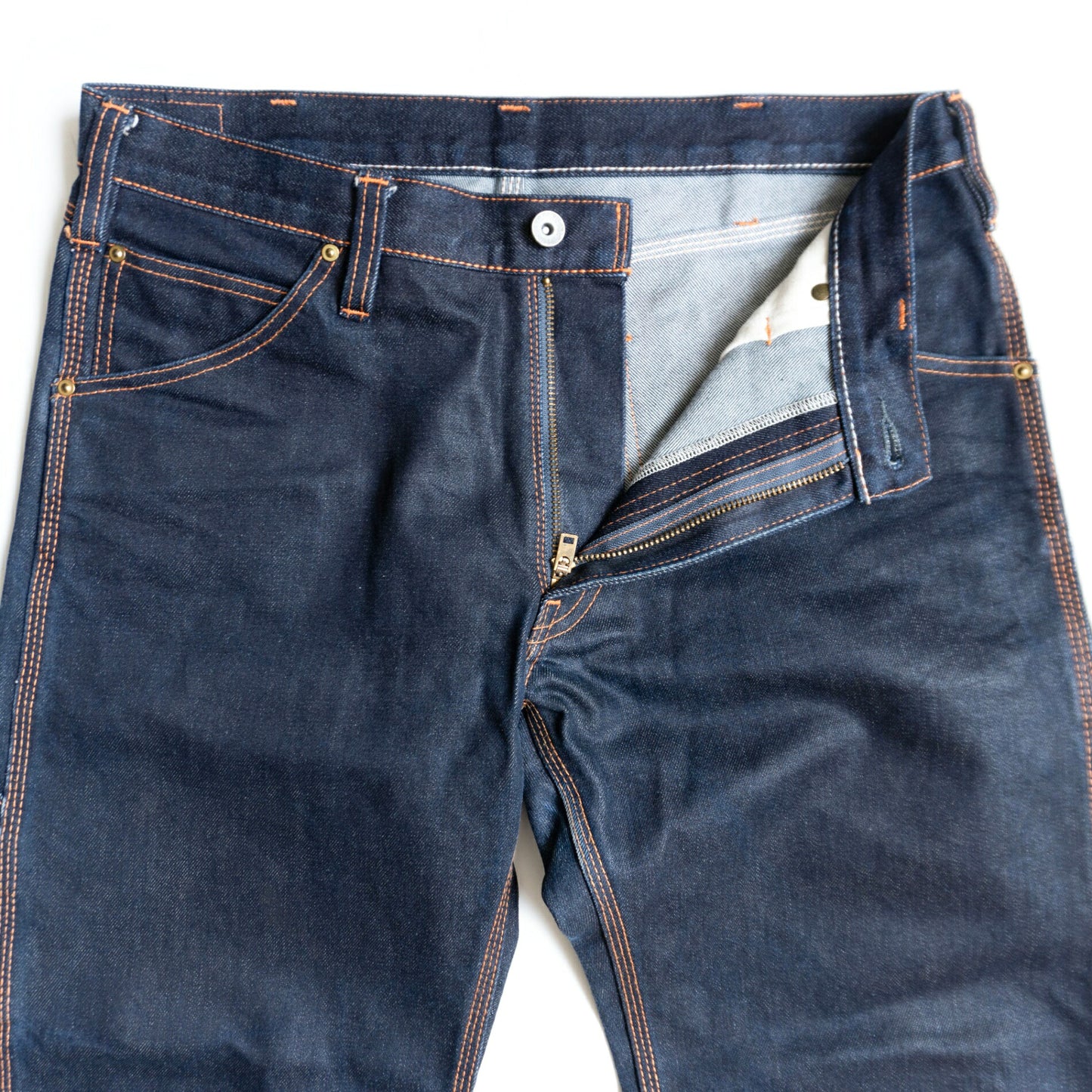 IRON HEART 817 16oz Engineer Painter Pants Orange Size W34