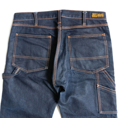 IRON HEART 817 16oz Engineer Painter Pants Orange Size W34