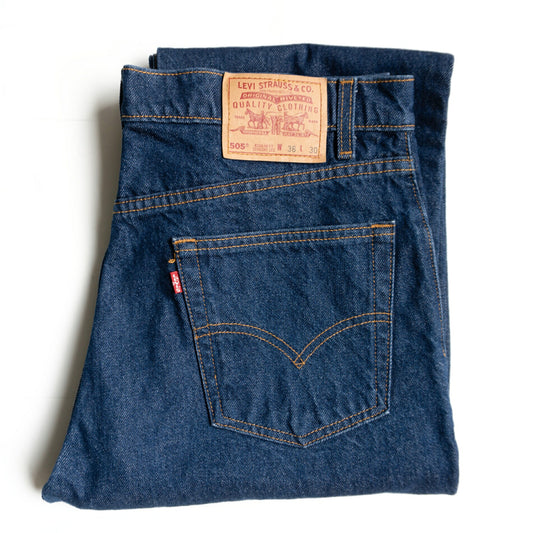 LEVI'S 90s USA Made 505 Straight Jeans Size 36×30