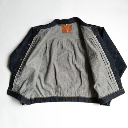 SUGAR CANE Dark Indigo 13oz 1936 Type 1 Denim Jacket Size 44