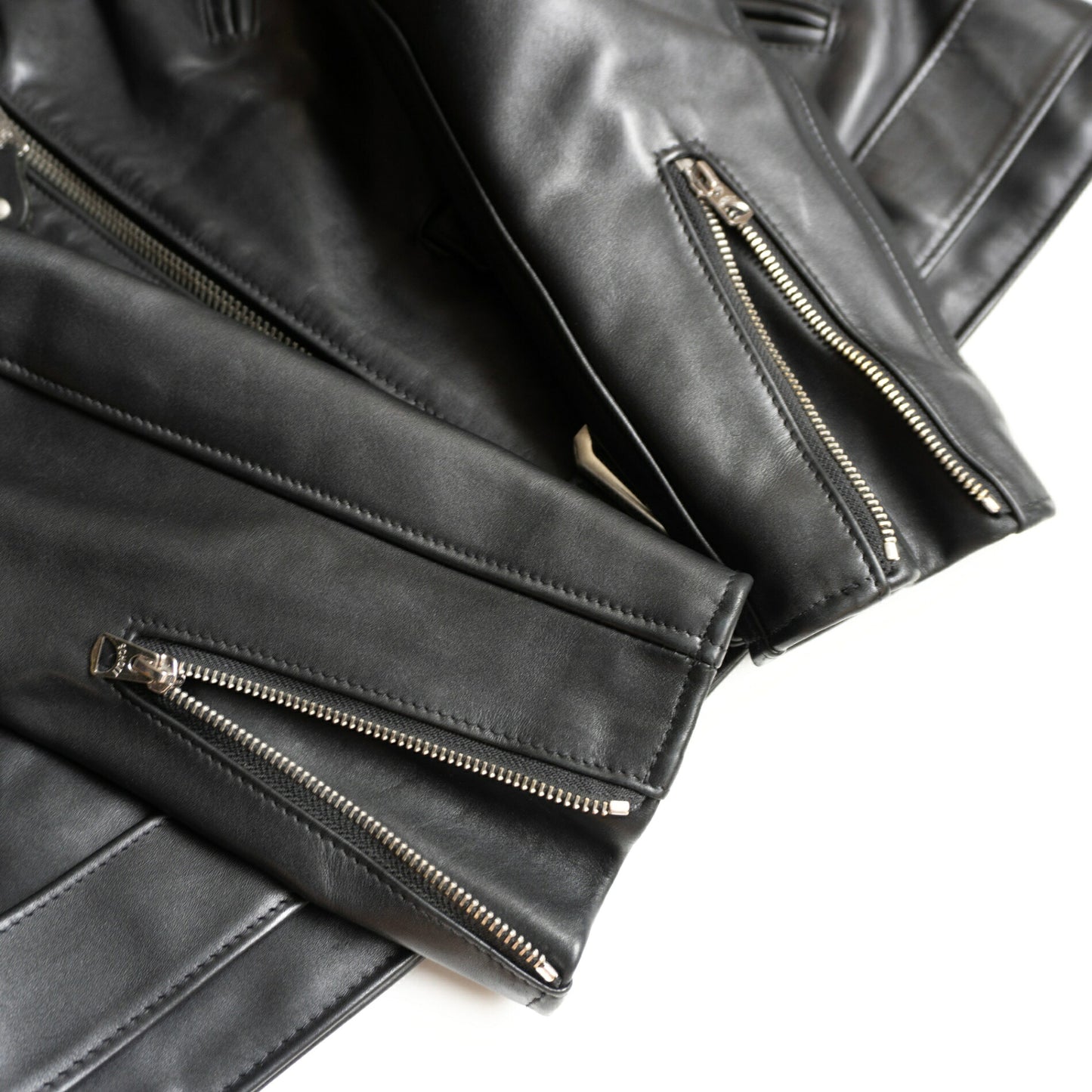 SCHOTT 613UST One Star Double Rider Leather Jacket Size 46