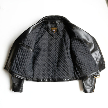 VANSON USA Made C2 Double Rider Leather Jacket Size 42