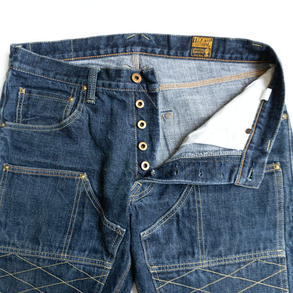 trophy clothing Double Knee Denim Jeans Size 34