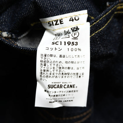 SUGAR CANE 1953 Model 2nd Type Denim Jacket Size 40