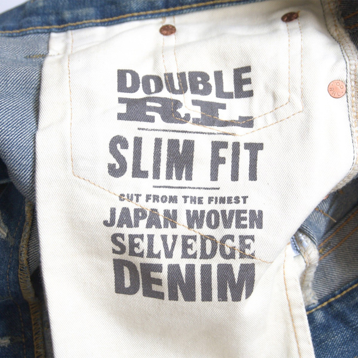 RRL Ridgway Wash Slim Fit Jeans Size 30×30