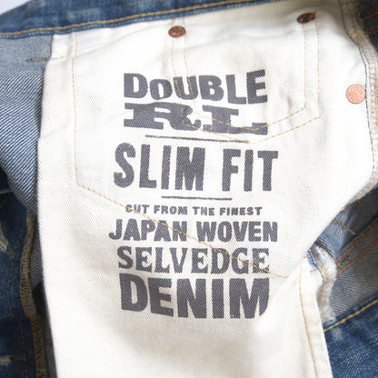 RRL Ridgway Wash Slim Fit Jeans Size 30×30