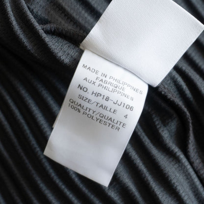 HOMME PLISSE ISSEY MIYAKE Gray Short Pleated Shirt Size 4