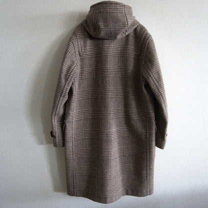 INVERTERE Mallalieus Glen Check Duffle Coat Size L
