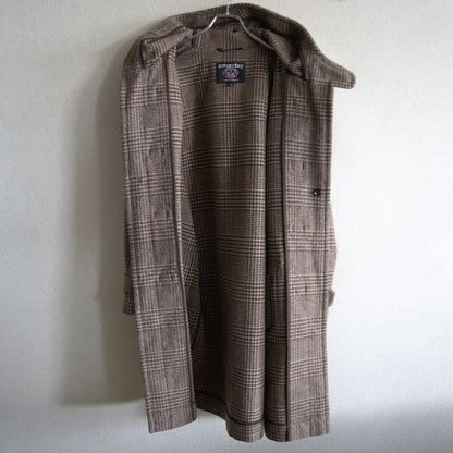 INVERTERE Mallalieus Glen Check Duffle Coat Size L