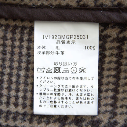 INVERTERE Mallalieus Glen Check Duffle Coat Size L