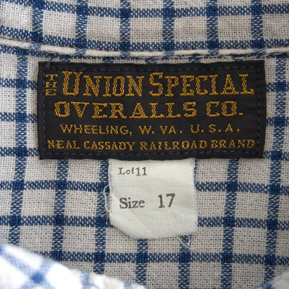 FREEWHEELERS UNION SPECIAL OVERALLS Neal Work Shirt Size 17