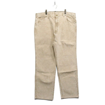 Carhartt 90s Acid Wash Relaxed Fit Jeans Beige Size W42 L32
