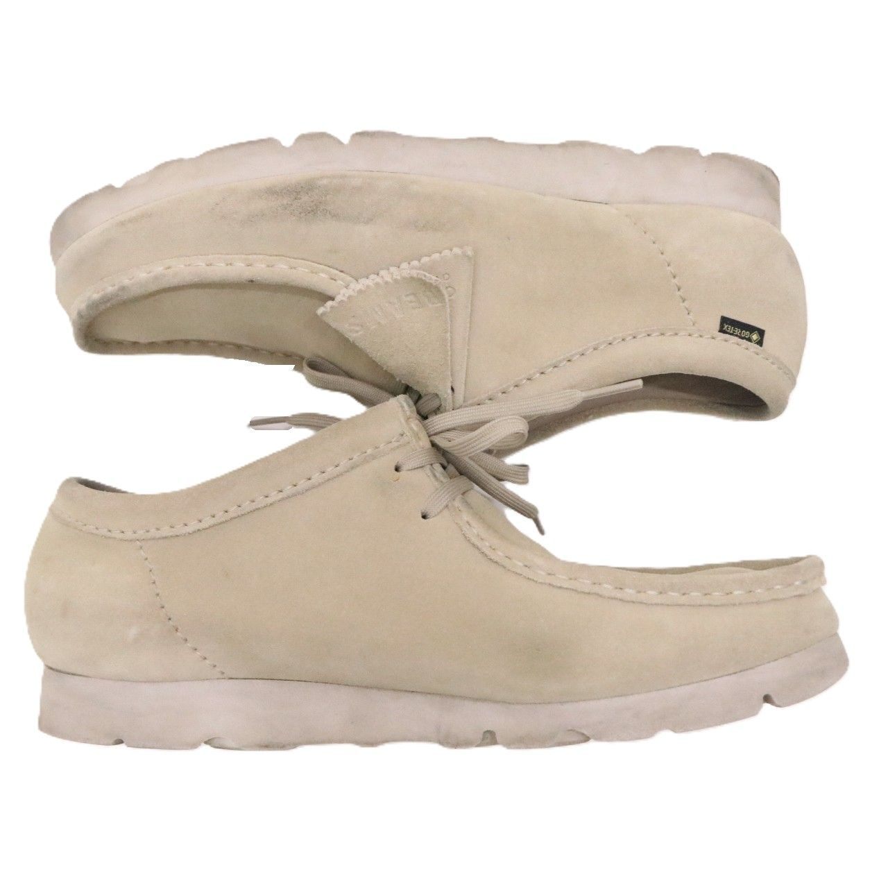 BEAMS x Clarks Wallabee GTX Suede Boots Beige Size 26.5cm