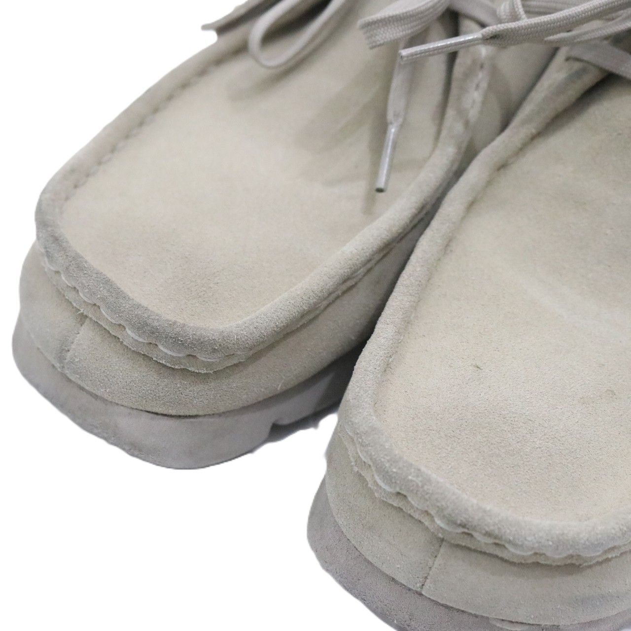 BEAMS x Clarks Wallabee GTX Suede Boots Beige Size 26.5cm