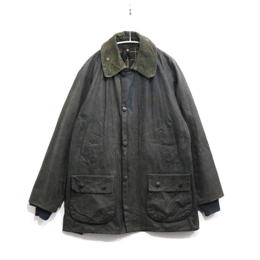 Barbour 90s Vintage Bedale Waxed Jacket Green Size 34