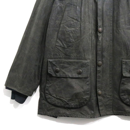 Barbour 90s Vintage Bedale Waxed Jacket Green Size 34