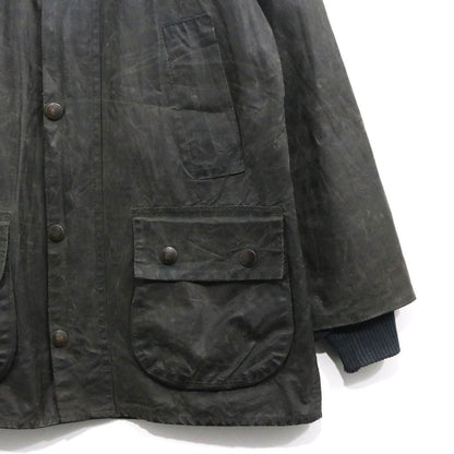 Barbour 90s Vintage Bedale Waxed Jacket Green Size 34