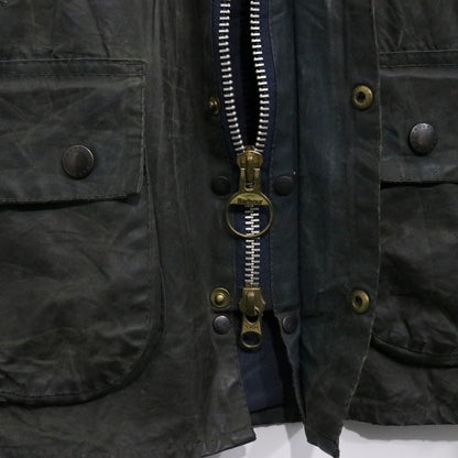 Barbour 90s Vintage Bedale Waxed Jacket Green Size 34
