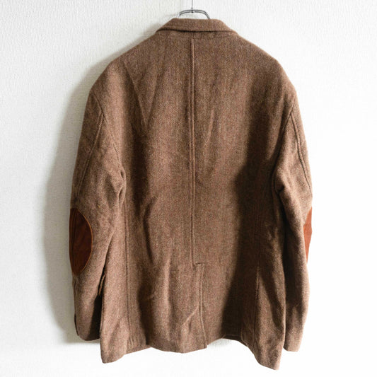 POLO RALPH LAUREN Wool Tweed Elbow Patch Blazer Size L