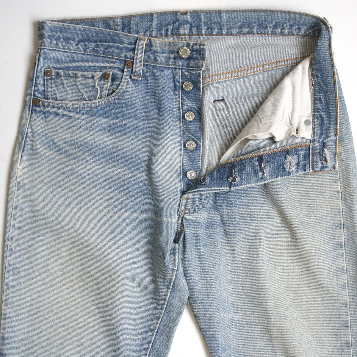 LEVI'S 80s 501 Selvedge Made in USA Jeans Size 34×34