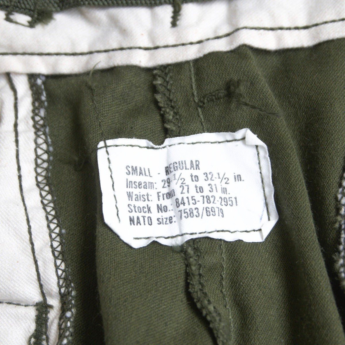 US ARMY 70s M-65 Cargo Pants Size SMALL/REGULAR