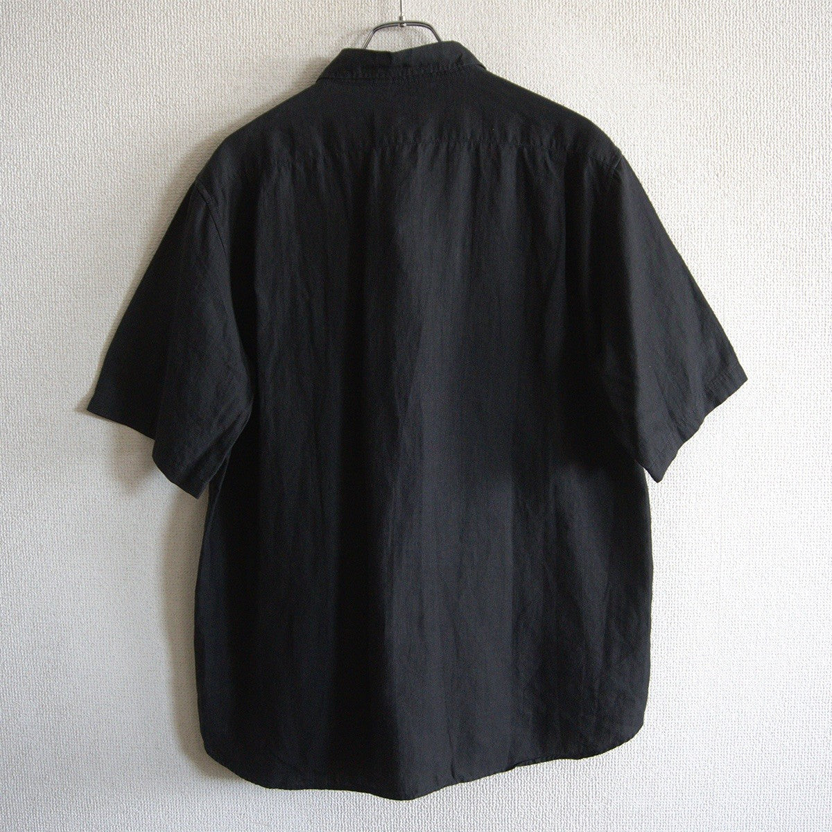 ARTS&SCIENCE Short Sleeve Linen Shirt Black Size 3