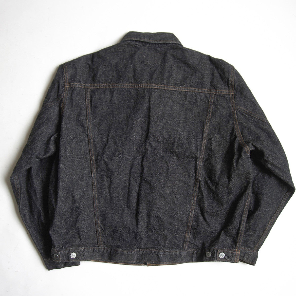 LEVI'S 80s 70649-0259 Pre-dyed Black Denim Jacket Size L