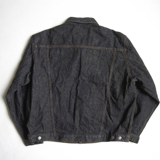 LEVI'S 80s 70649-0259 Pre-dyed Black Denim Jacket Size L