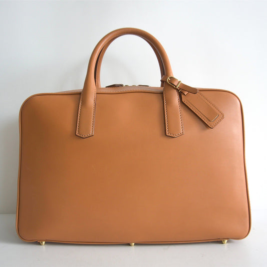 OBA SEIHO Brown Leather Overnight Briefcase Size ONE SIZE