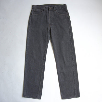 LEVI'S 80s 501 Garment-Dyed Black Jeans Size 32×32