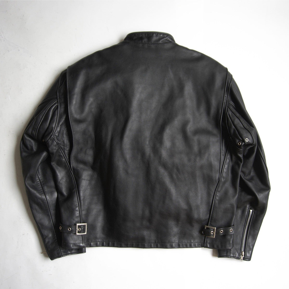SCHOTT 641 Single Rider Leather Jacket w/ Boa Liner Size 46