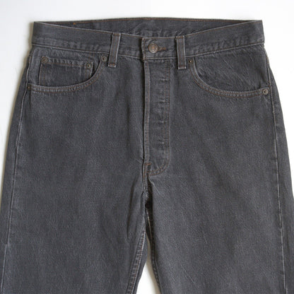 LEVI'S 80s 501 Garment-Dyed Black Jeans Size 32×32