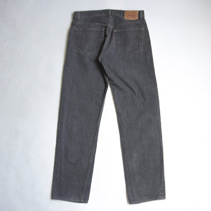 LEVI'S 80s 501 Garment-Dyed Black Jeans Size 32×32