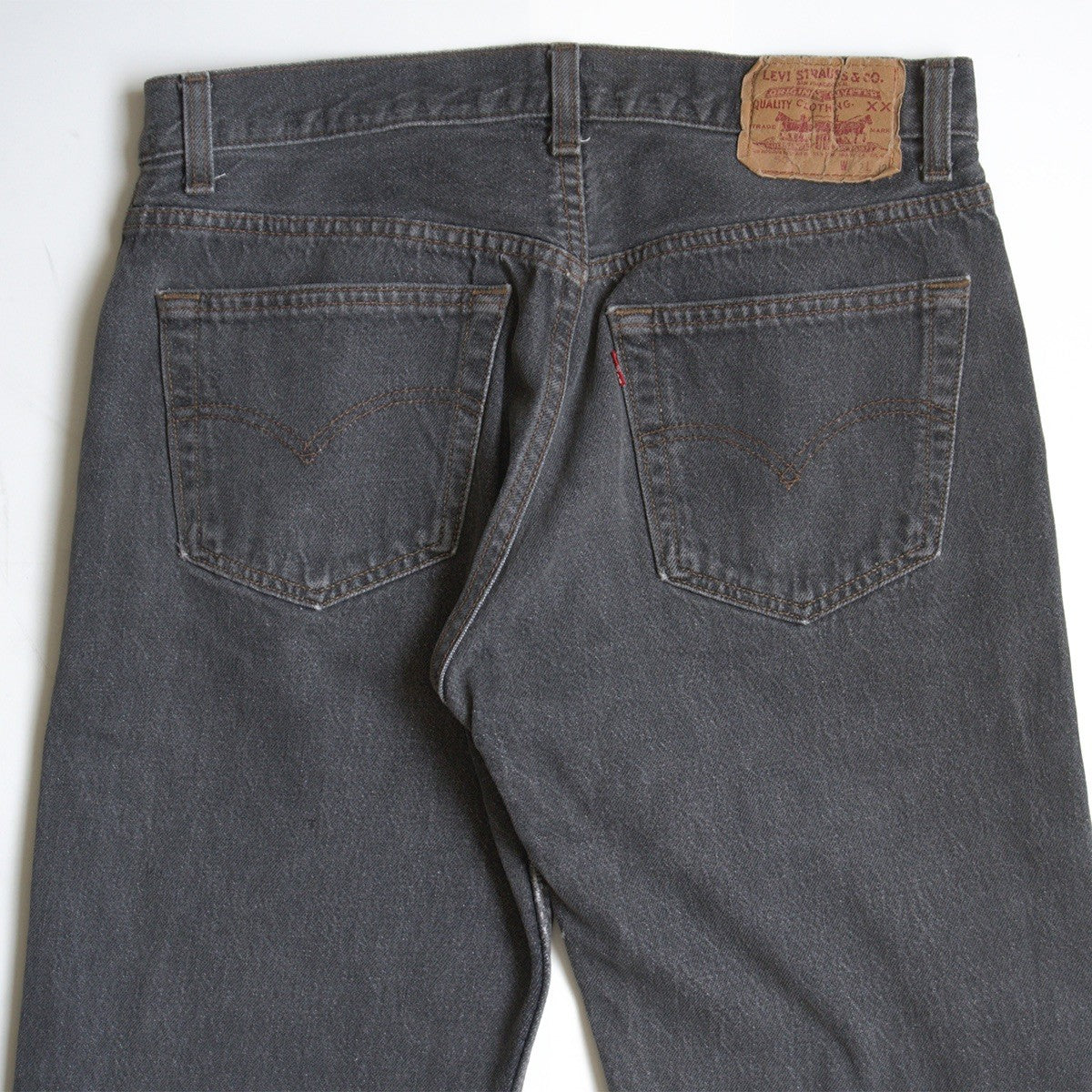 LEVI'S 80s 501 Garment-Dyed Black Jeans Size 32×32